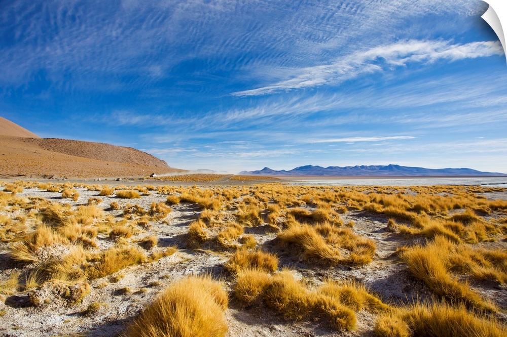 Rugged landscape in Bolivia's southwest altiplano.