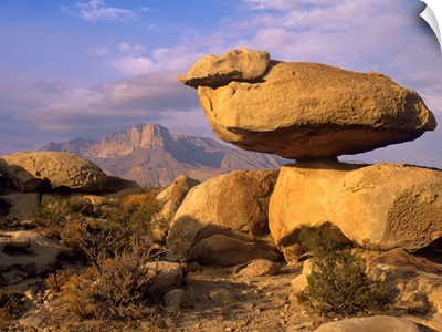 Balanced rocks, Guadalupe Mountain National Park, Texas