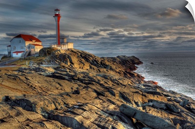 Cape Forchu Lightstation, Yarmouth, Nova Scotia, Gulf of Maine, Canada