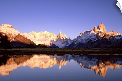 Cerro Torre and Mount FitzRoy, Cerro Solo, Los Glaciares National Park, Patagonia