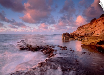 Dawn from the base of Makewehi Cliffs near Shipwreck Beach, Keoneloa Bay, Kauai, Hawaii