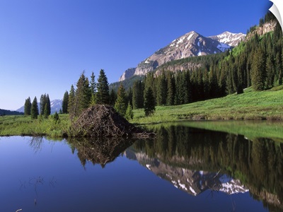 Gothic Mountain and Beaver Lodge, near Crested Butte, Colorado