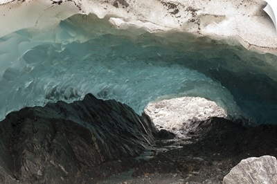 Ice cave in Mendenhall Glacier, Tongass National Forest, Juneau, Alaska