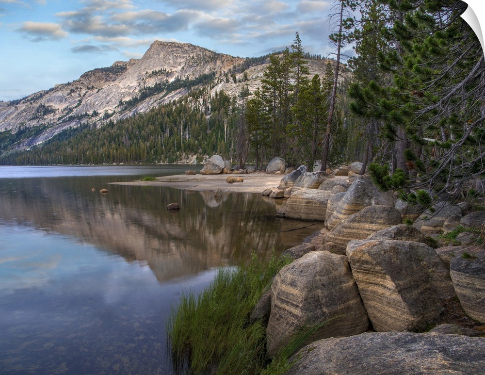 Lake Tenaya and Sierra Nevada, Yosemite National Park, California