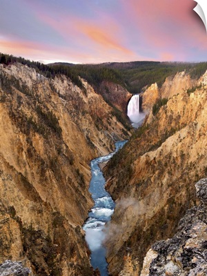 Lower Yellowstone Falls Yellowstone National Park Wyoming
