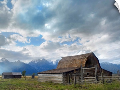 Mormon row barn, Grand Teton National Park, Wyoming