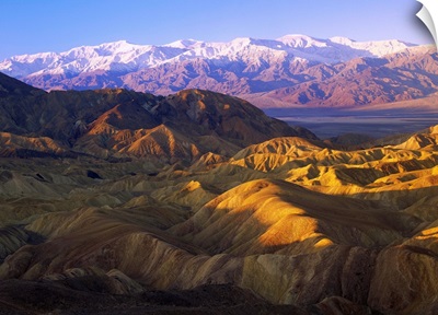 Panamint Range over the Furnace Creek playa, Death Valley National Park, California