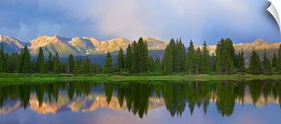 Panorama of West Needle Mountains, Weminuche Wilderness, Colorado