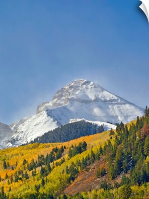 Peak after First Snow Rocky Mts Colorado