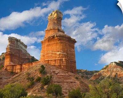 Rock formation called the Lighthouse, Palo Duro Canyon State Park, Texas