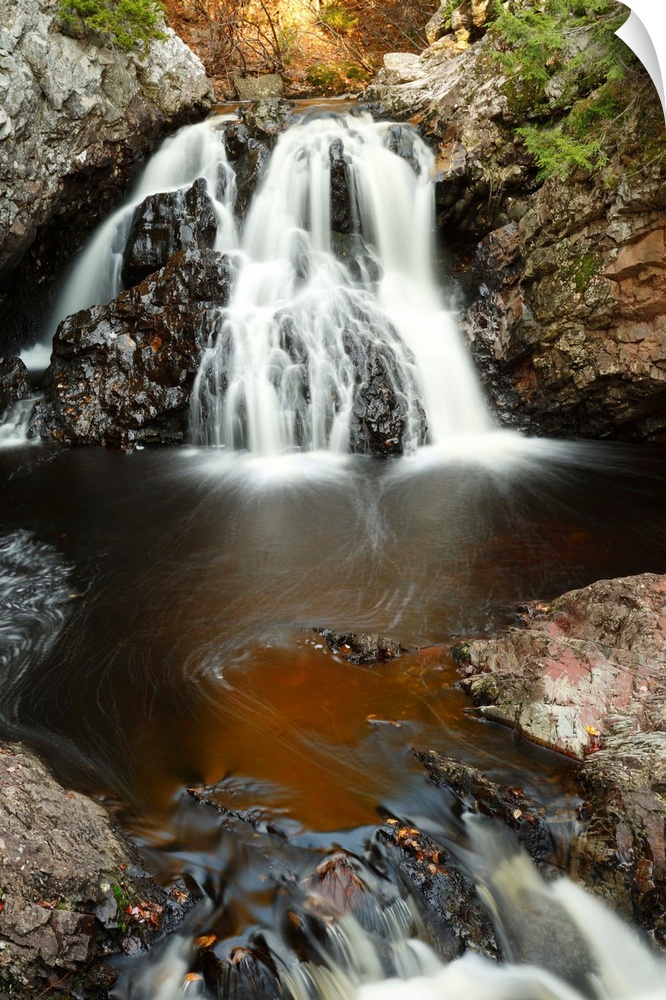 waterfall in autumn,Nova Scotia,canada