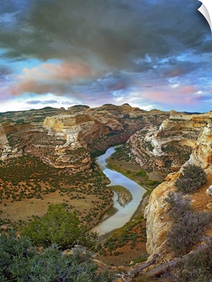 Winding Yampa River Dinosaur National Monument Colorado