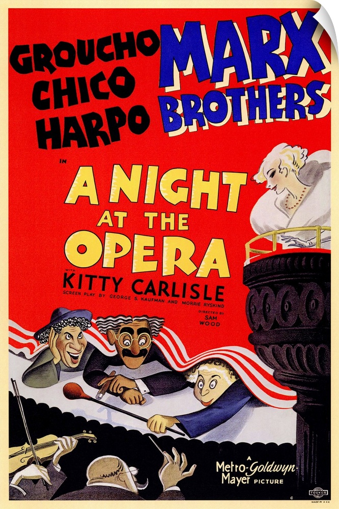The Marx Brothers get mixed up with grand opera in their first MGM-produced epic and their first without Zeppo. Jones, as ...