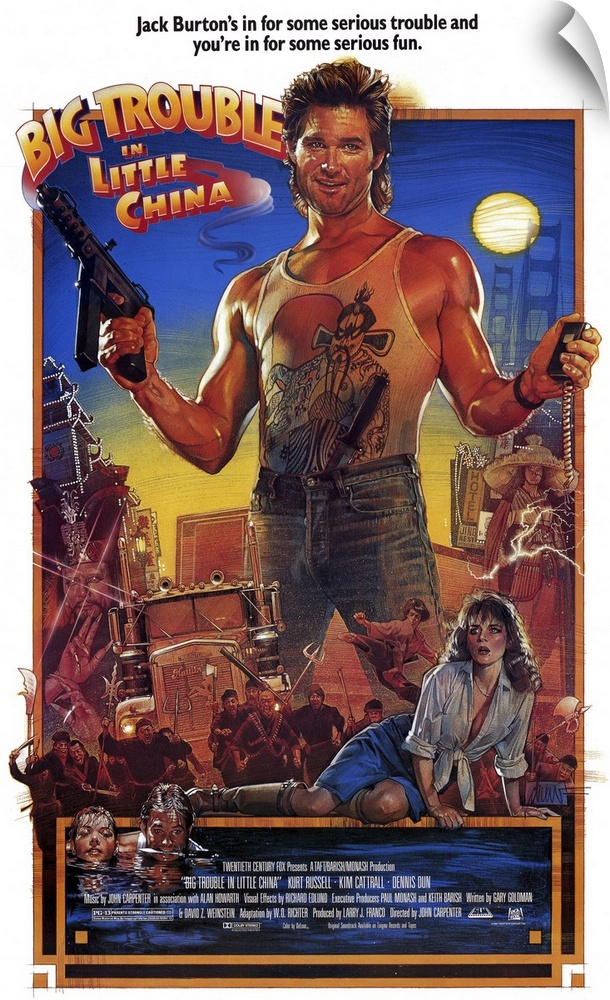 A trucker plunges beneath the streets of San Francisco's Chinatown to battle an army of spirits. An uproarious comic-book-...
