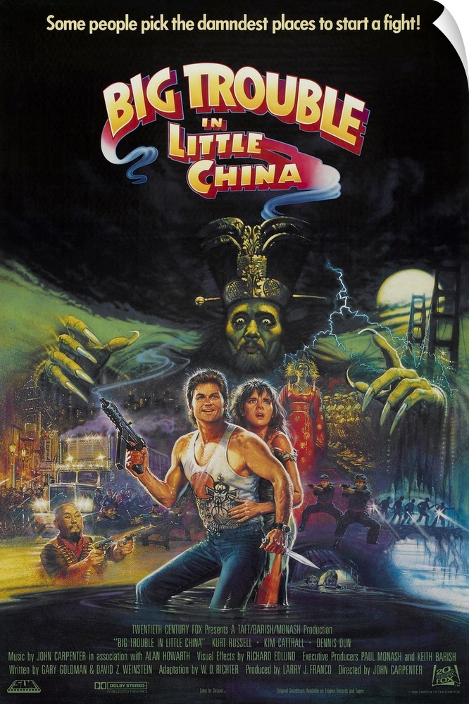 A trucker plunges beneath the streets of San Francisco's Chinatown to battle an army of spirits. An uproarious comic-book-...