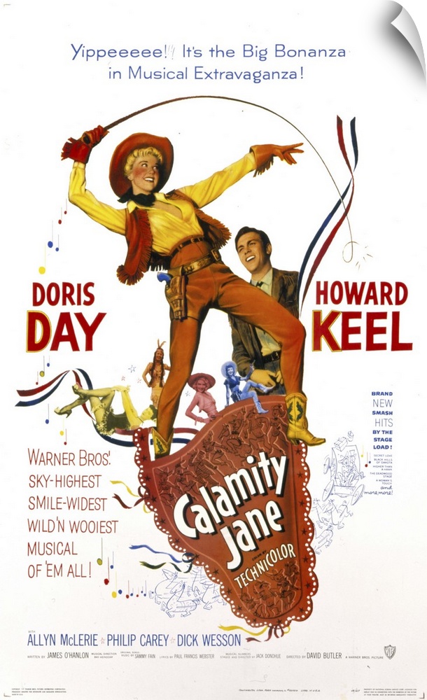 In one of her best Warner musicals, Day stars as the rip-snortin', gun-totin' Calamity Jane of Western lore, in an on-agai...