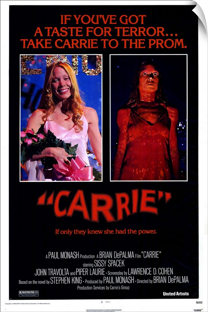 Overprotected by religious fanatic mother Laurie and mocked by the in-crowd, shy, withdrawn high school girl Carrie White ...