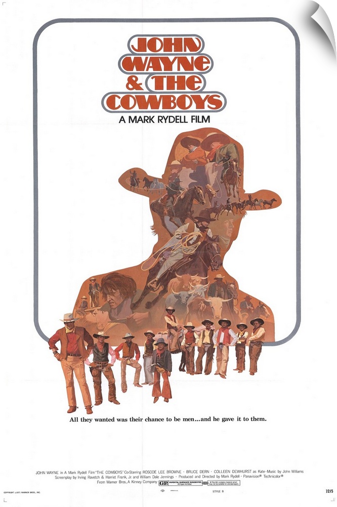 Wayne stars as a cattle rancher who is forced to hire 11 schoolboys to help him drive his cattle 400 miles to market. Clev...