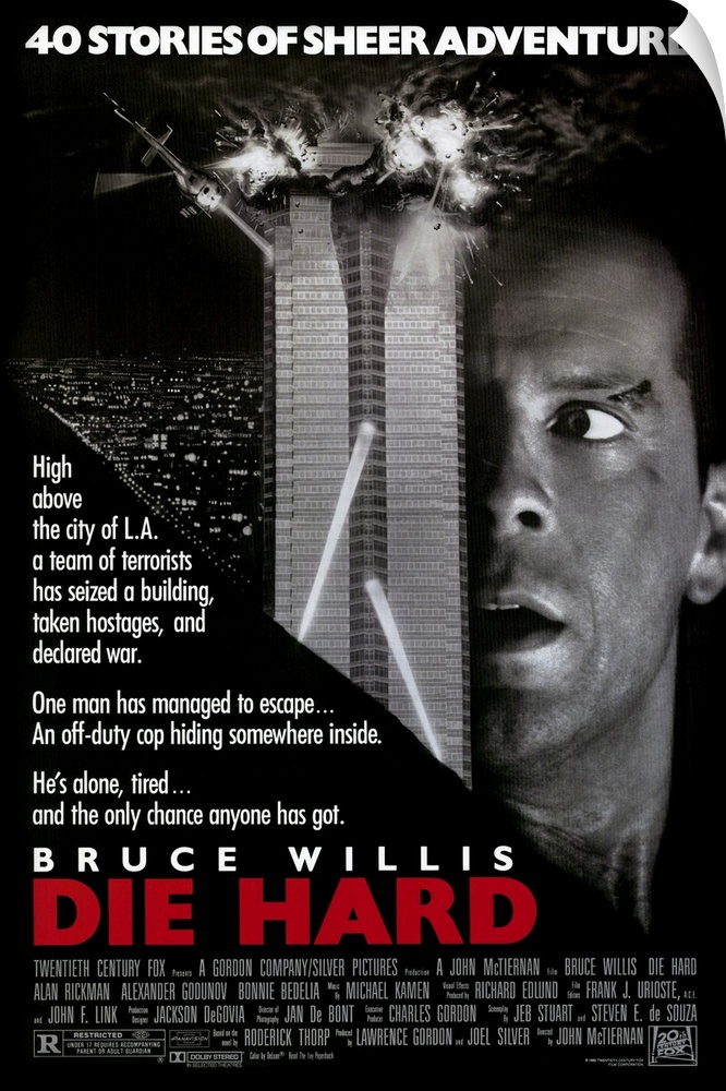 It's Christmas Eve and NYC cop John McClane (Willis) has arrived in L.A. to spend the holiday with his estranged wife Holl...