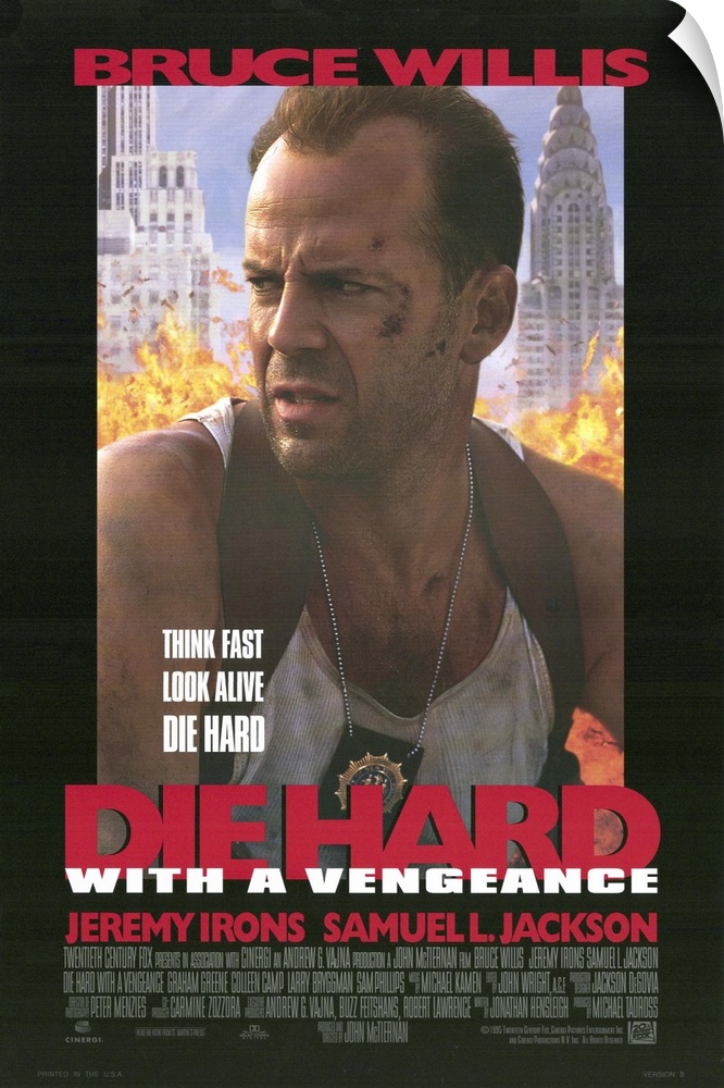 Third time is not a charm in the Die Hard series. McClane (Willis) is back home in the Big Apple and having another bad da...