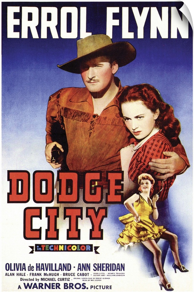 Flynn stars as Wade Hutton, a roving cattleman who becomes the sheriff of Dodge City. His job: to run a ruthless outlaw an...