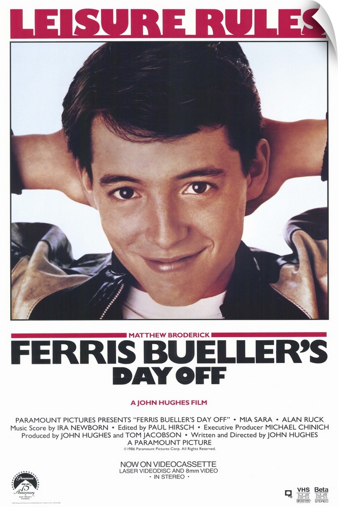 It's almost graduation and if Ferris can get away with just one more sick day--it had better be a good one. He sweet talks...