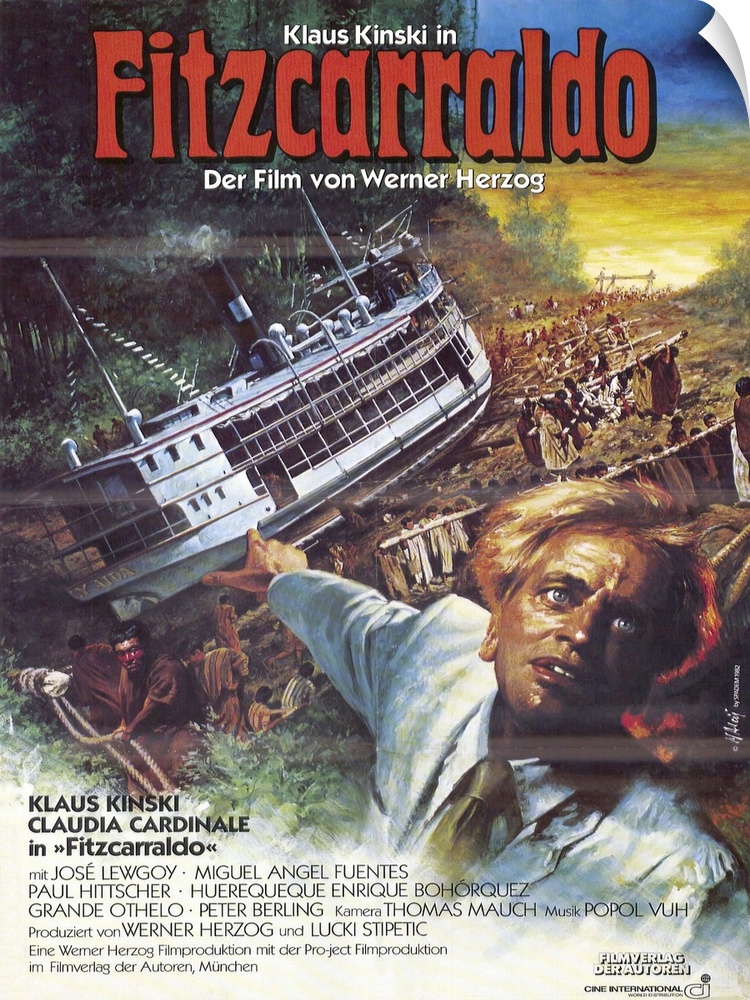 Although he failed to build a railroad across South America, Fitzcarraldo is determined to build an opera house in the mid...