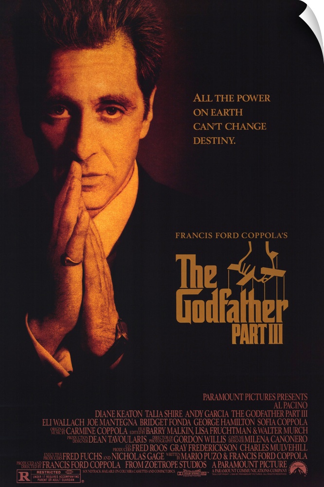 Don Corleone (Pacino), now aging and guilt-ridden, determines to buy his salvation by investing in the Catholic Church, wh...