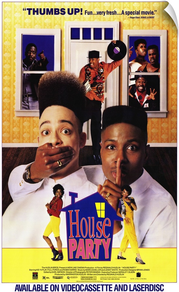 Light-hearted, black hip-hop version of a '50s teen comedy with rap duo Kid 'n' Play. After his father grounds him for fig...