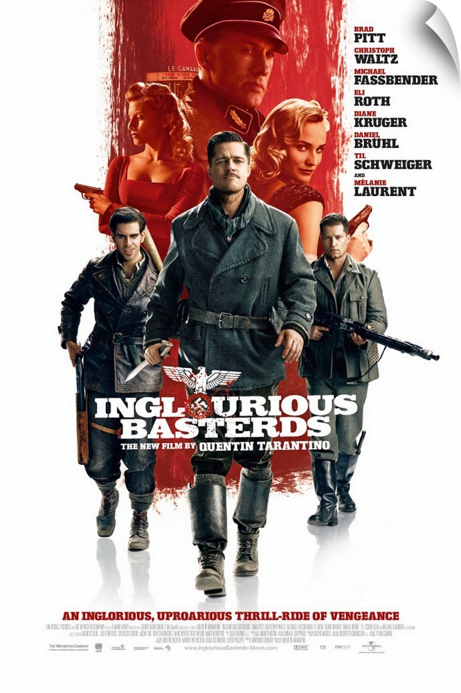 In Nazi occupied France, young Jewish refugee Shosanna Dreyfus witnesses the slaughter of her family by Colonel Hans Landa...