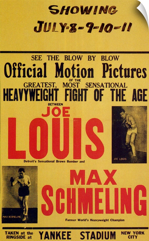 Joe Louis and Max Schmeling (1936)