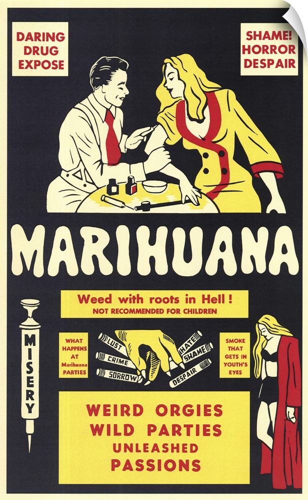 An unintentionally hilarious, Reefer Madness-type cautionary film about the exaggerated evils of pot smoking. A real dopey...