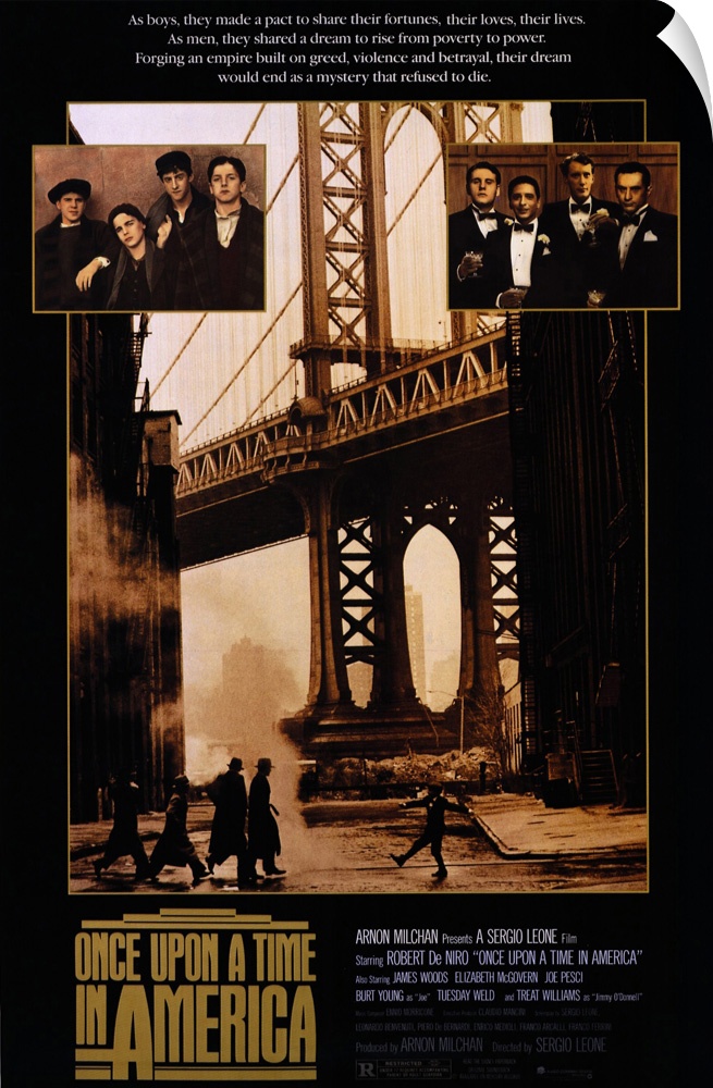 The uncut original version of director Leone''s saga of five young men growing up in Brooklyn during the ''20s who become ...