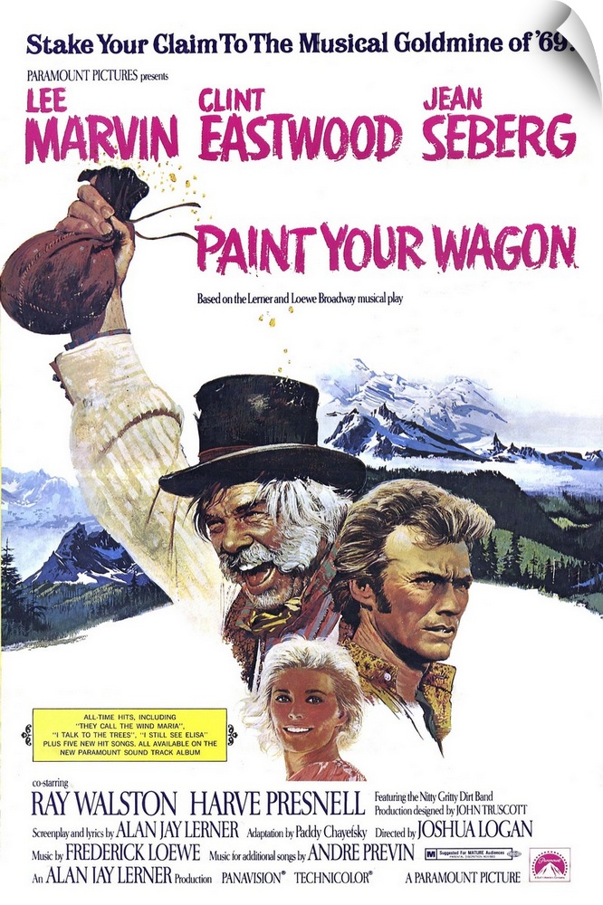 Big-budget western musical-comedy about a gold mining boom town, and two prospectors sharing the same Mormon wife complete...
