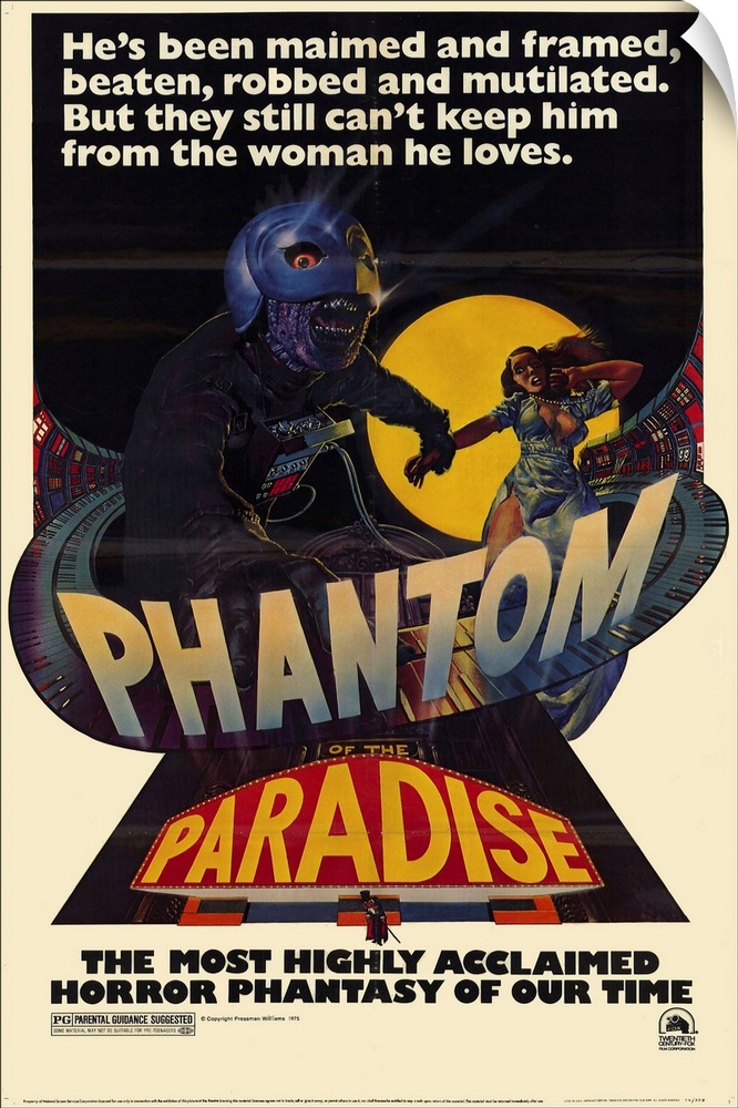 A rock ''n'' roll parody of Phantom of the Opera. Splashy, only occasionally horrific spoof in which cruel music executive...