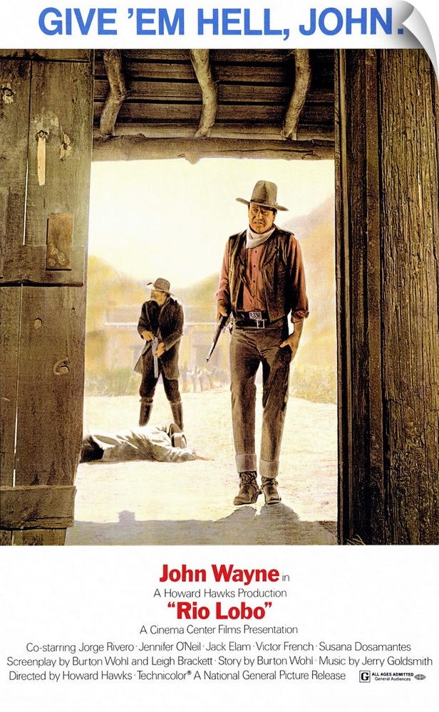 Hawks's final film takes place after the Civil War, when Union Colonel Wayne goes to Rio Lobo to take revenge on two trait...
