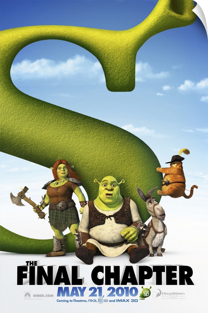 The further adventures of the giant green ogre, Shrek, living in the land of Far, Far Away.
