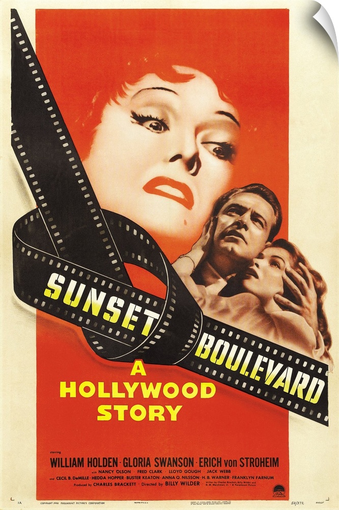 Famed tale of Norma Desmond (Swanson), aging silent film queen, who refuses to accept that stardom has ended for her and h...