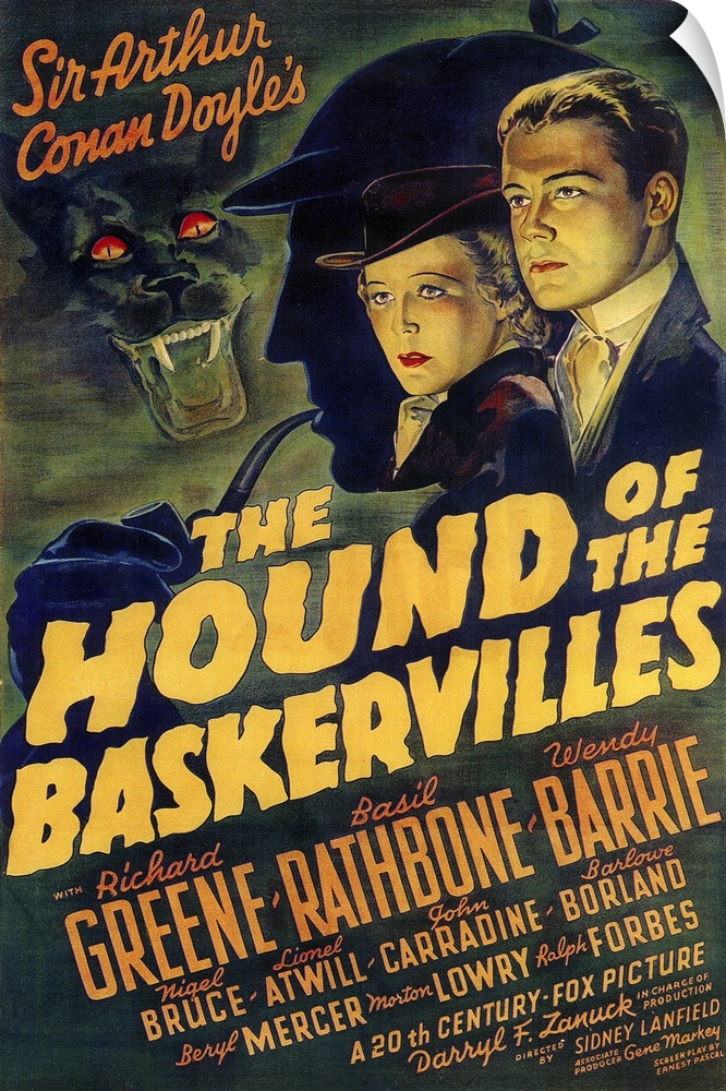 The curse of a demonic hound threatens descendants of an English noble family until Holmes and Watson solve the mystery.