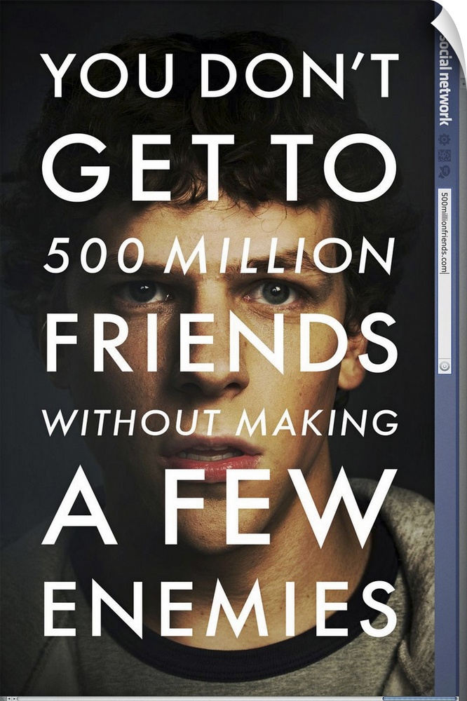 A story about the founders of the social-networking website, Facebook.