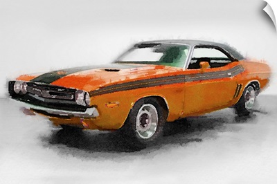 1971 Dodge Challenger Watercolor