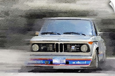 1974 BMW 2002 Turbo Watercolor