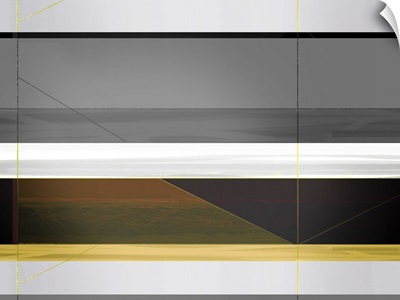 Abstract Grey And Yellow Stripes