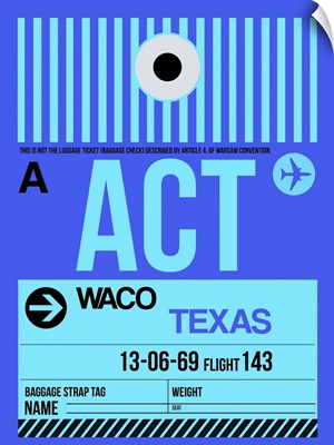 ACT Waco Luggage Tag II