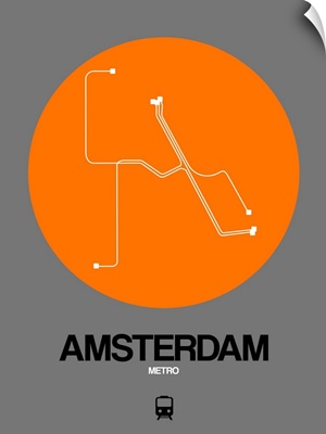 Amsterdam Orange Subway Map