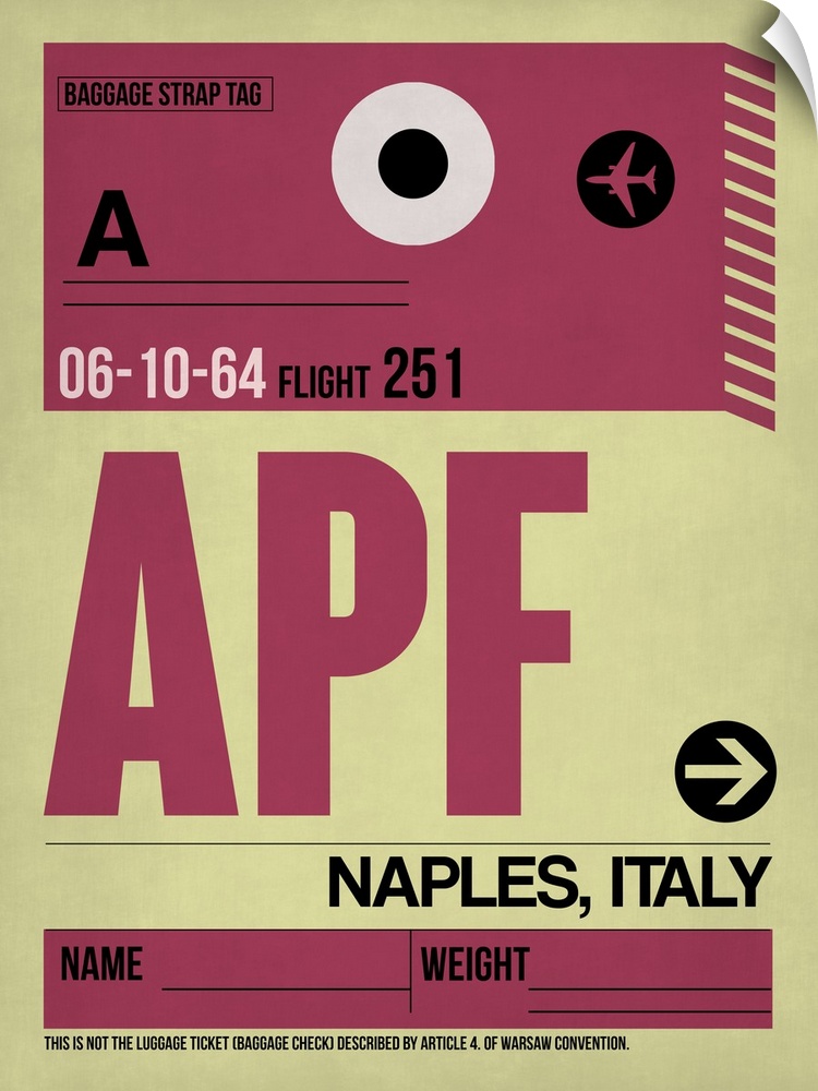 APF Naples Luggage Tag II