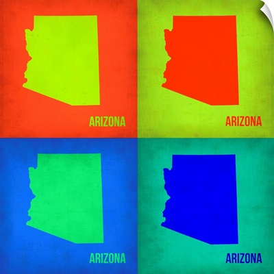 Arizona Pop Art Map I