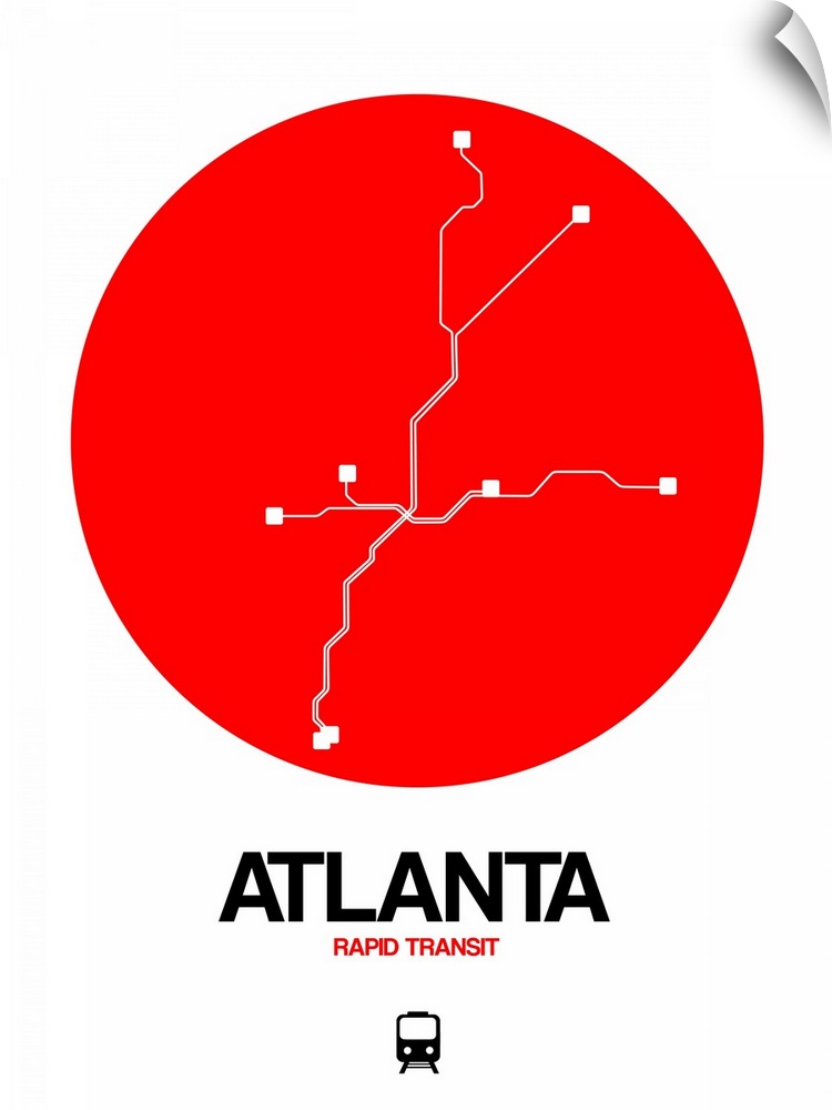 Atlanta Red Subway Map