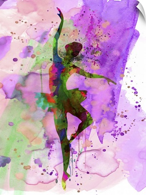 Ballerina Dancing Watercolor I
