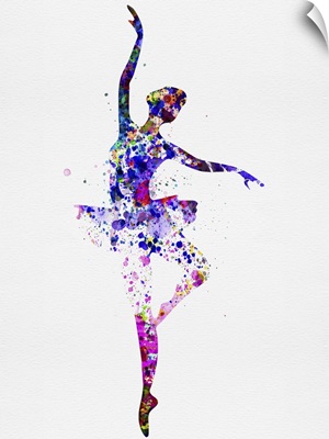 Ballerina Dancing Watercolor II